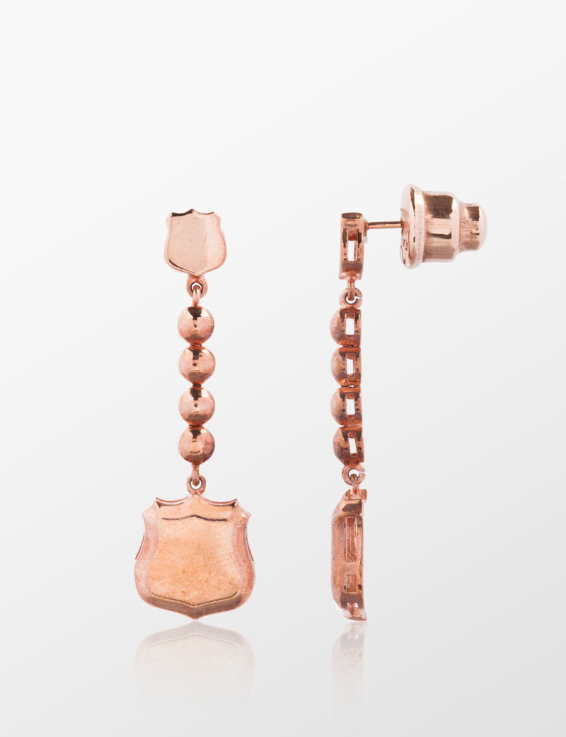 Kalkan Küpe / Rose Renk