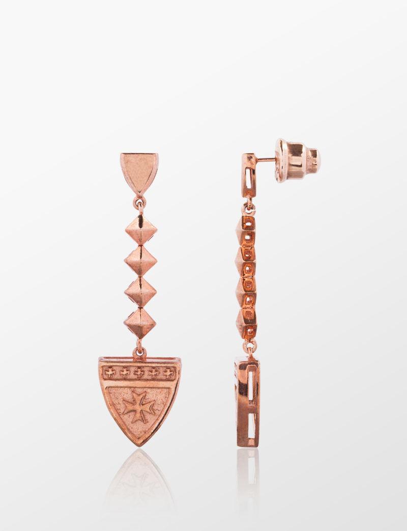 Kalkan Küpe Rose Renk