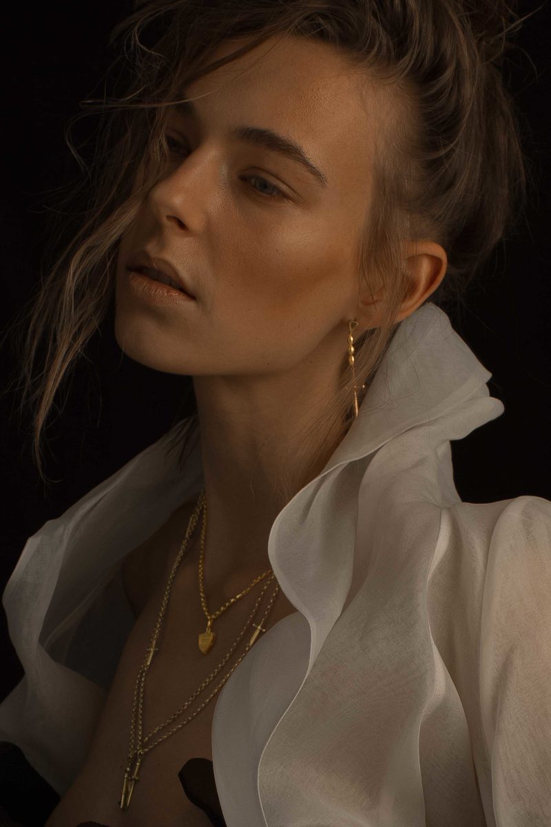 Kılıç Küpe Gold