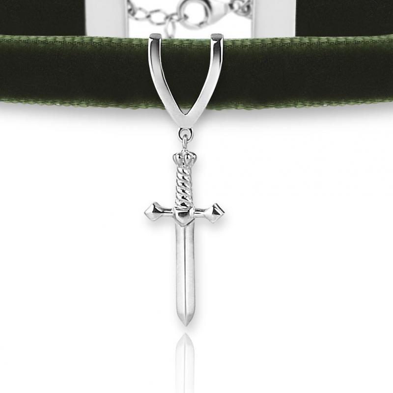CHOKER kadın kadife deri müccevher takı