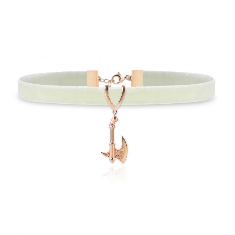 CHOKER kadın kadife deri müccevher takı