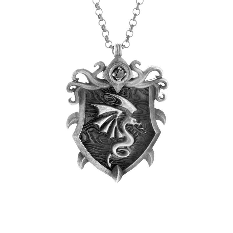 Ejderha Dragon Erkek Gümüş Kolye