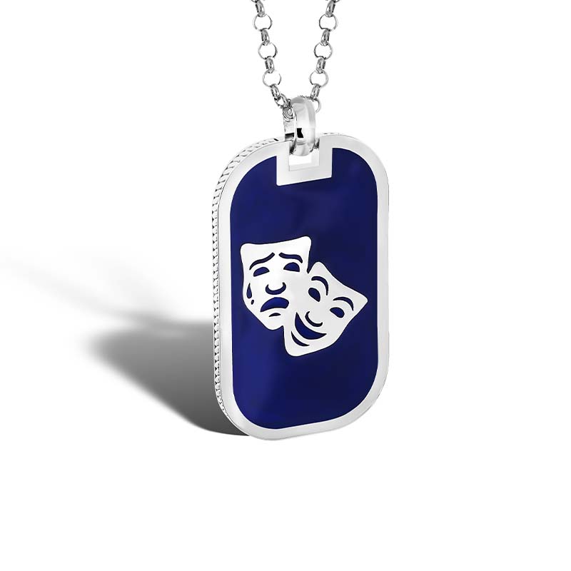 Maske Künye Özel Tasarım Kolye