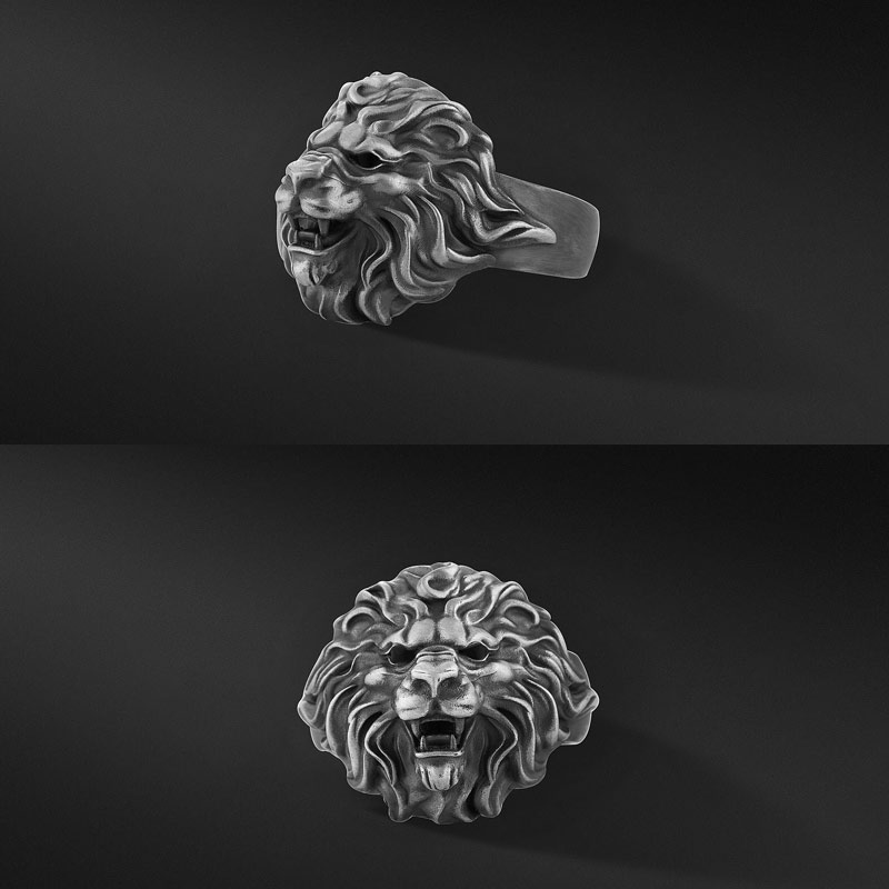 Aslan Kafası Yüzük