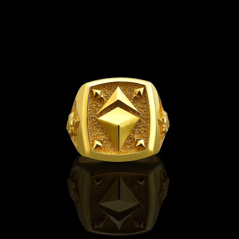 Ethereum Sembollü Kripto Yüzük