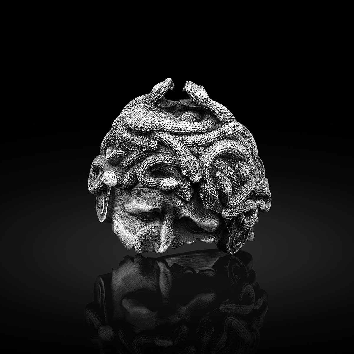 Medusa Gümüş Yüzük