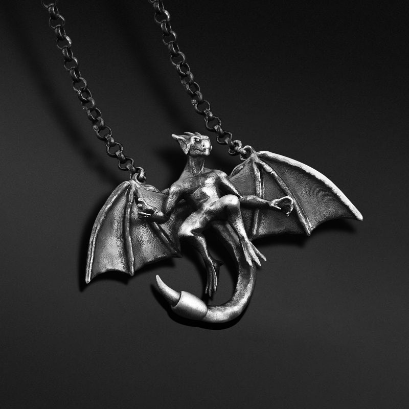 Lucifer Devil Şeytan Kolye