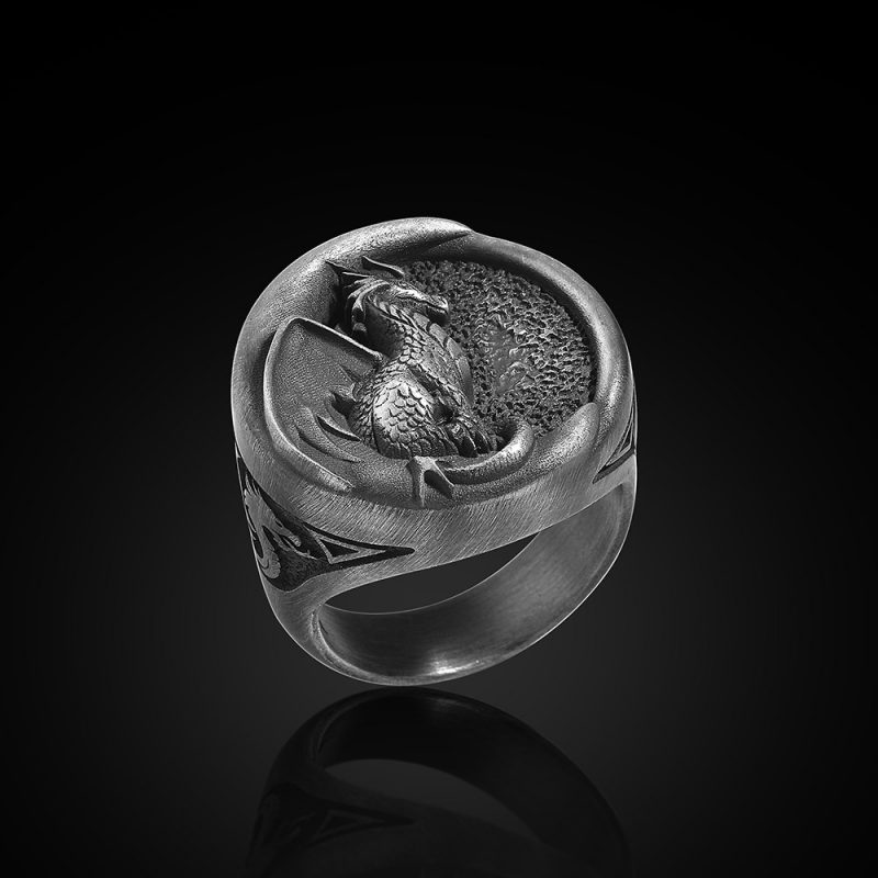 Dragon Erkek Signet Yüzük