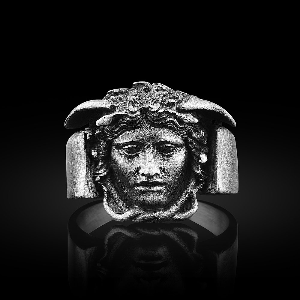 Gorgon Medusa Yüzük