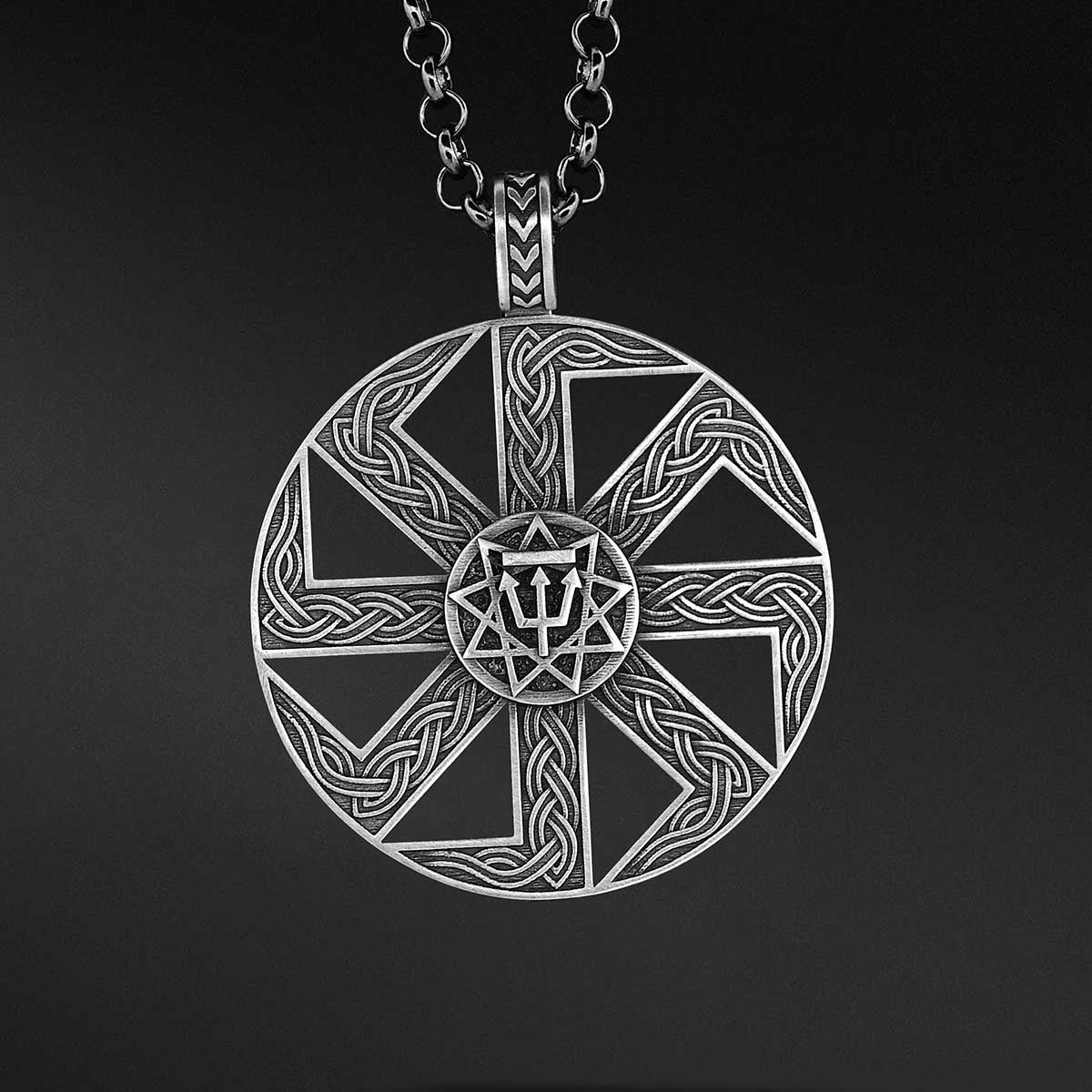 Trident Poseidon Yaba Celtic Kolye
