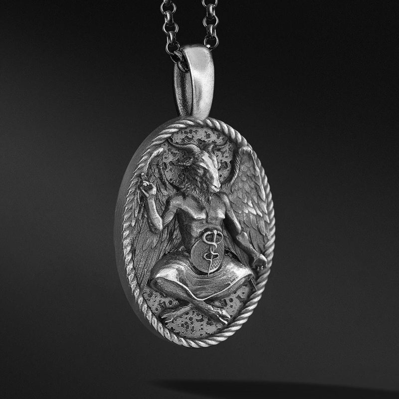 Baphomet Şeytan Kolye