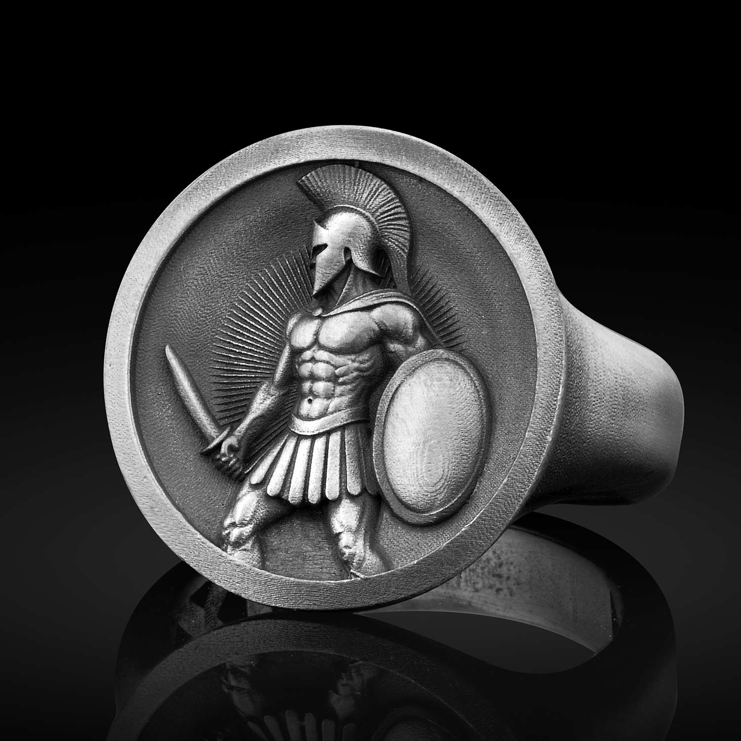 Spartan Gladyatör Mühür Yüzük
