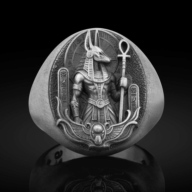 Anubis Antik Mısır Yüzük