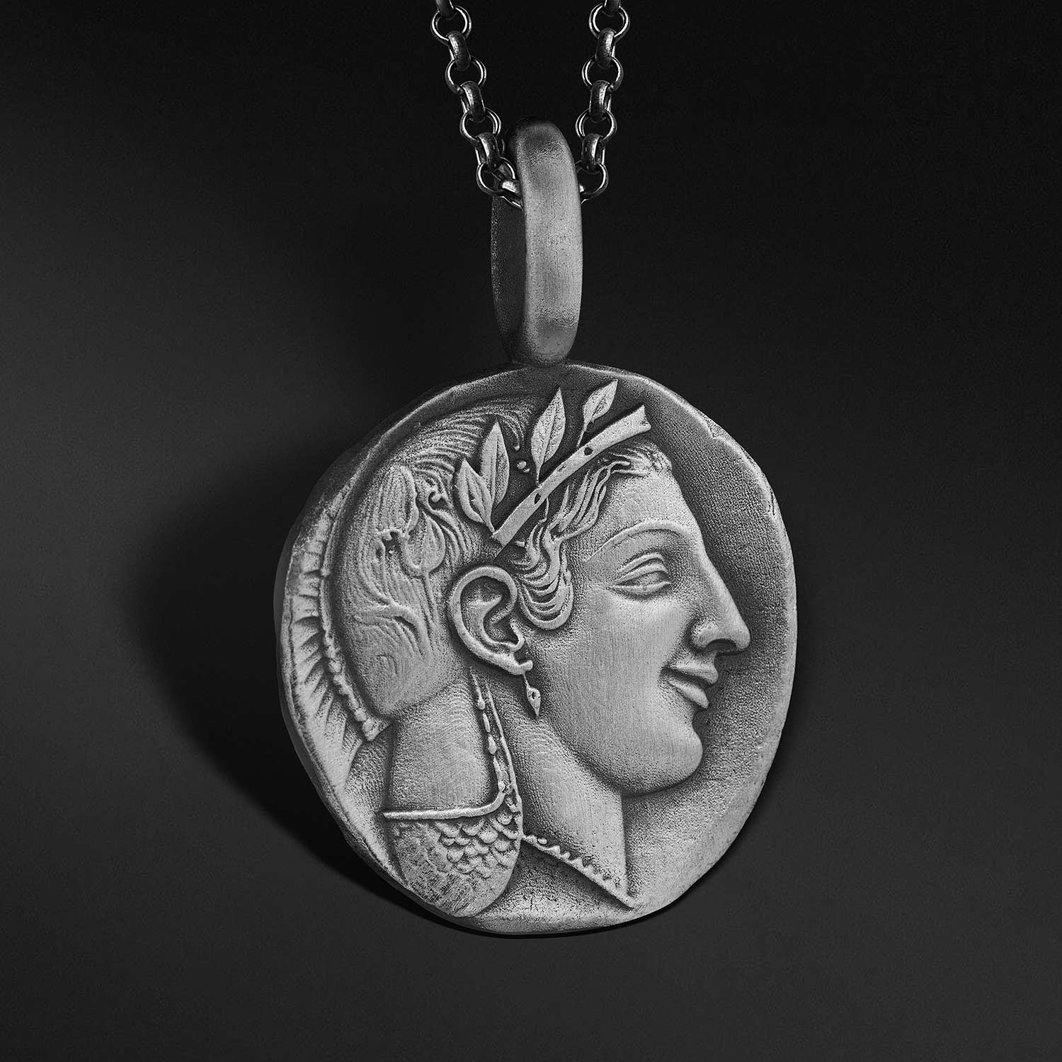 Baykus ve Demeter Sikke Kolye